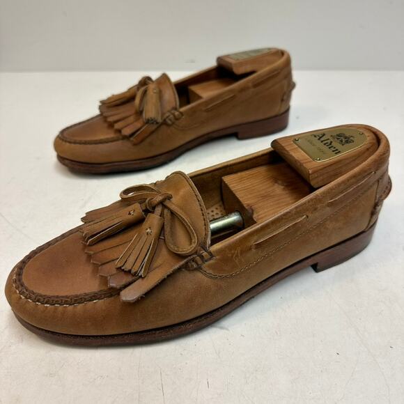 VGUC Rancourt & Co. x Cole Haan Tassel Loafer Kiltie Made in Maine USA 10 D main image 6